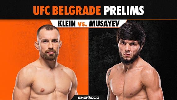 UFC Белград: предварительный кард возглавляют Кляйн и Мусаев