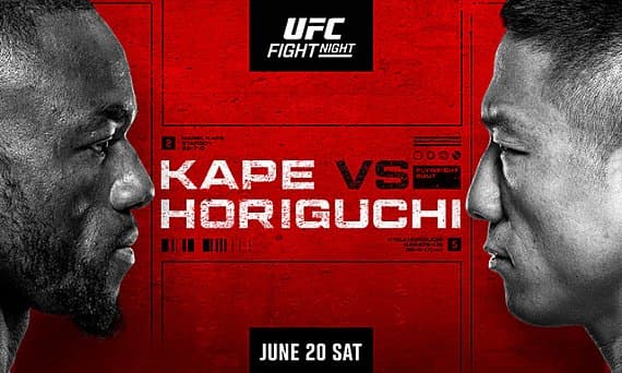 UFC Вегас 119: Кейп против. Хоригути 2 — полный кард и результаты турнира