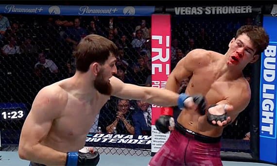 Алви Дасуев сохранил идеальный рекорд и получил контракт с UFC после победы на Contender Series
