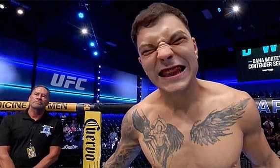 Дамиан Пивоварчик получил контракт с UFC после досрочной победы на Contender Series
