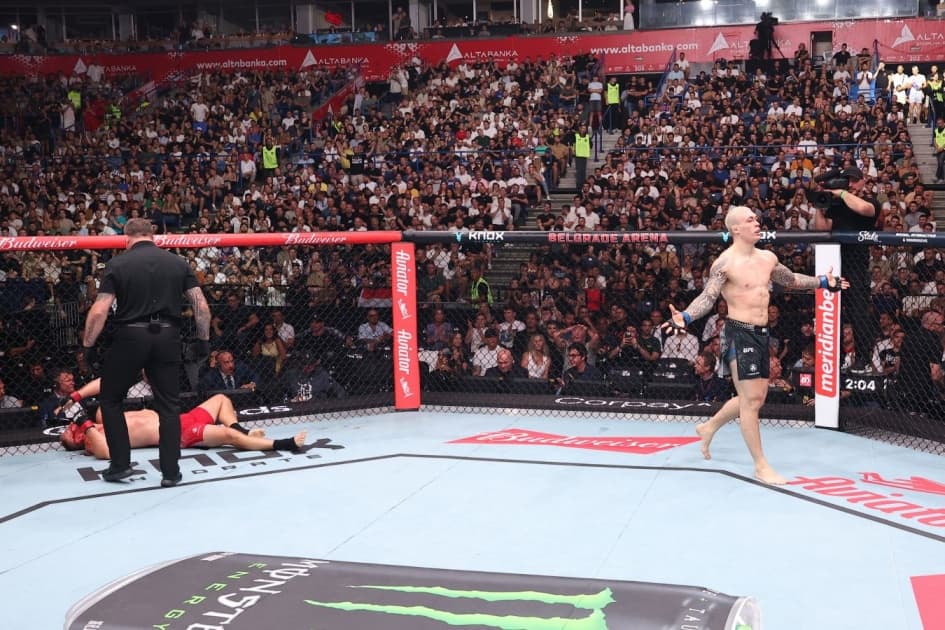 Дебютный турнир UFC в Сербии побил два рекорда промоушена по числу досрочных побед