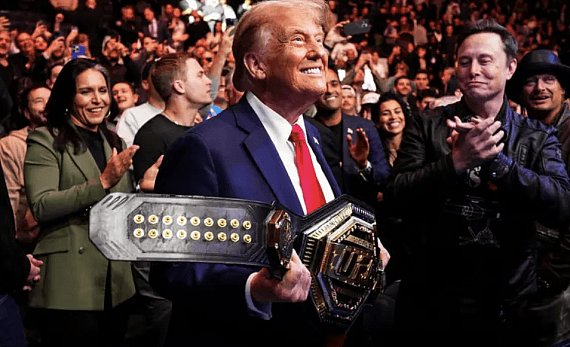 Дональд Трамп предложил сделать конструкцию для UFC на лужайке Белого дома постоянной