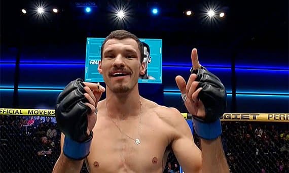 Луис Франчискинелли пополнил ростер UFC после досрочной победы в Лас-Вегасе