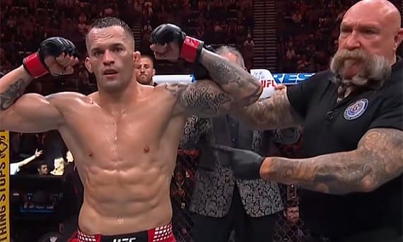 Роберто Солдиć выстоял после двух нокдаунов и выиграл дебют в UFC