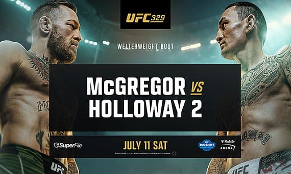 UFC 329: взвешивание Макгрегора и Холлоуэя покажут в прямом эфире на CBS